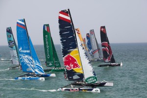 The Extreme Sailing Series 2014. Act 2. Muscat. Credit - Lloyd Images